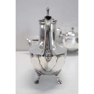 Antique Tea And Coffee Service In Silver Metal By Reed & Barton
