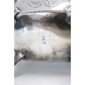 Antique Tea And Coffee Service In Silver Metal By Reed & Barton