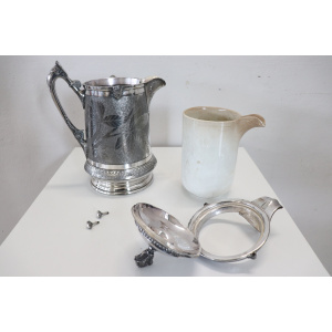 Antique Silver Plated Carafe By Reed & Barton