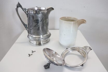 Antique Silver Plated Carafe By Reed & Barton - Image 9