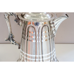Antique Silver Plated Pitcher Marked Rogers Smith & Co, 1865