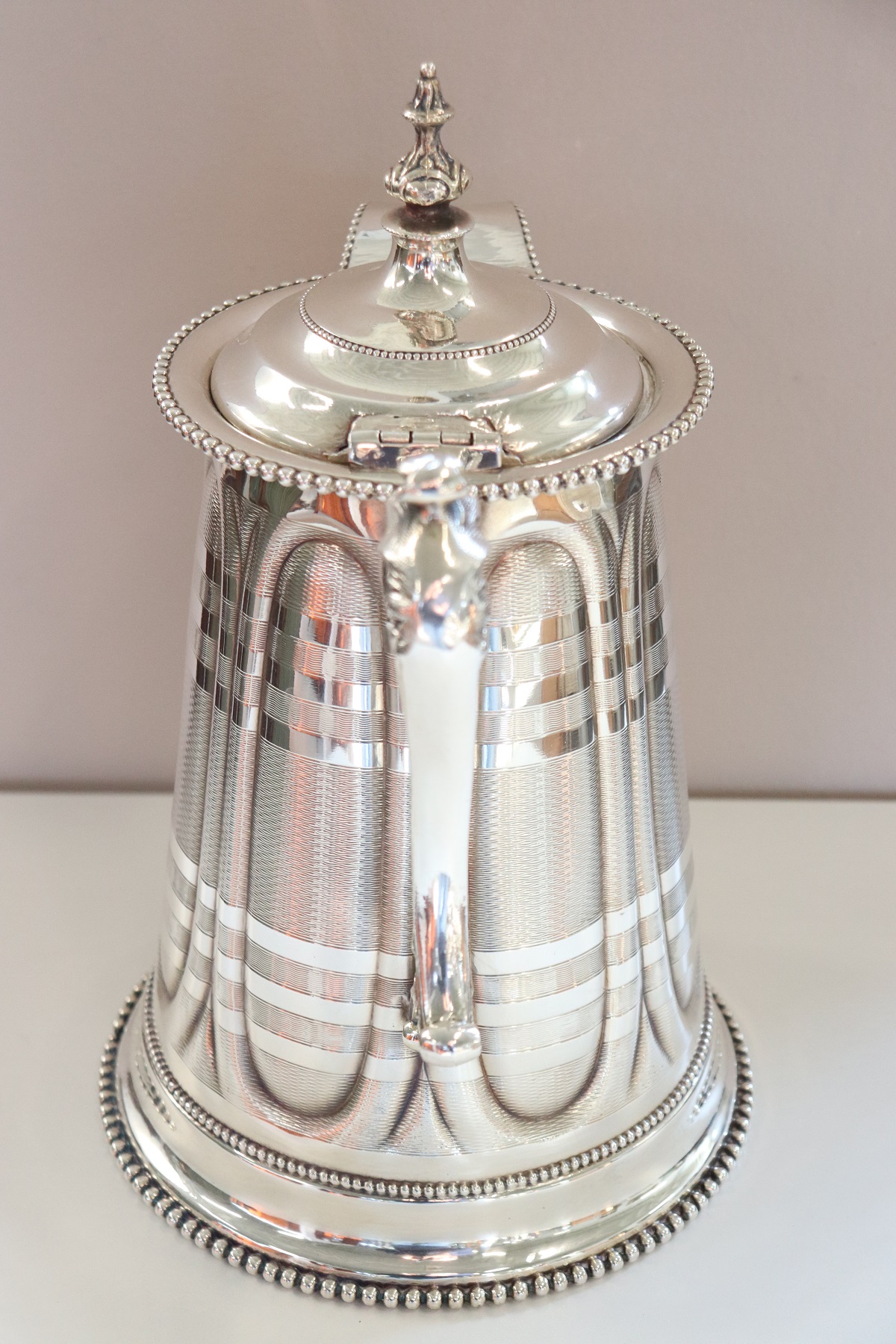 Antique Silver Plated Pitcher Marked Rogers Smith & Co, 1865