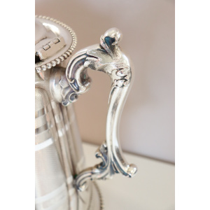 Antique Silver Plated Pitcher Marked Rogers Smith & Co, 1865