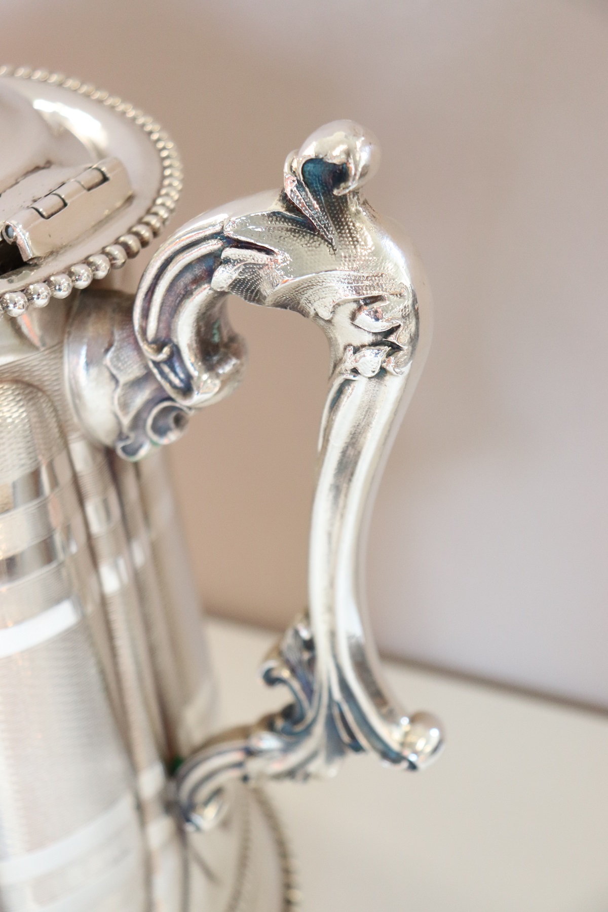 Antique Silver Plated Pitcher Marked Rogers Smith & Co, 1865