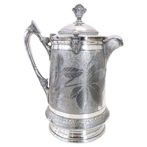 antique silver plated carafe brand Reed & Barton, late nineteenth century