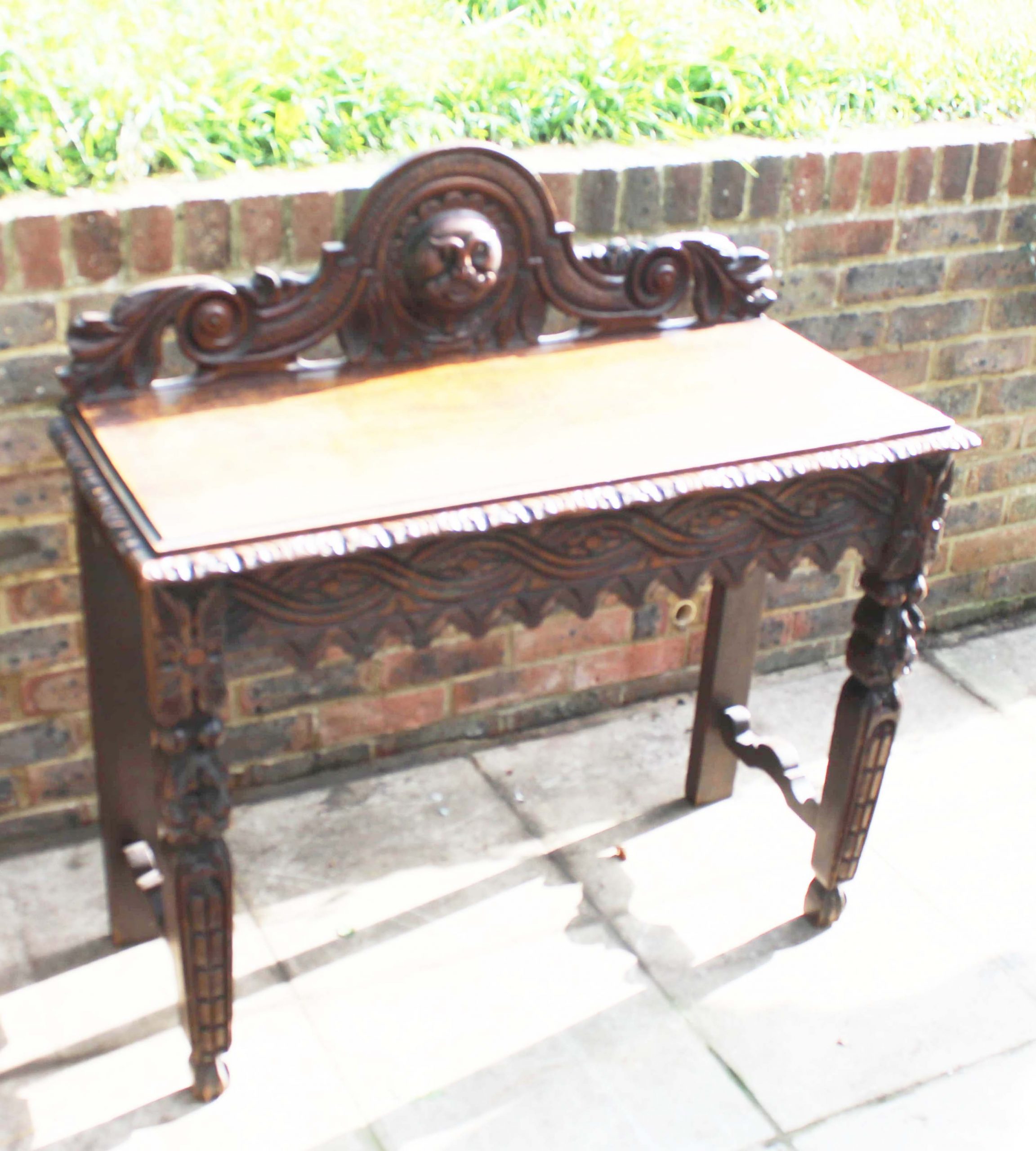 late 19th century Oak Jacobean revival table