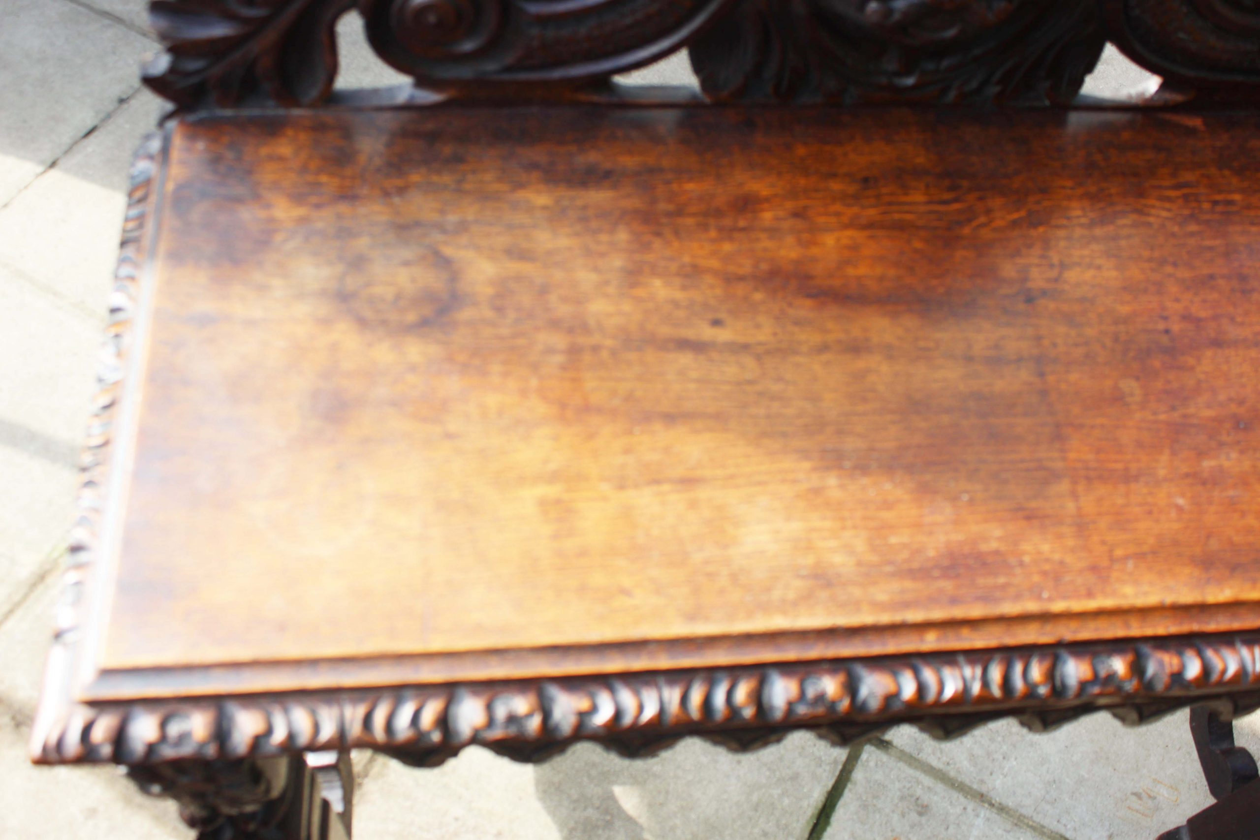 late 19th century Oak Jacobean revival table