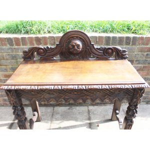 late 19th century Oak Jacobean revival table