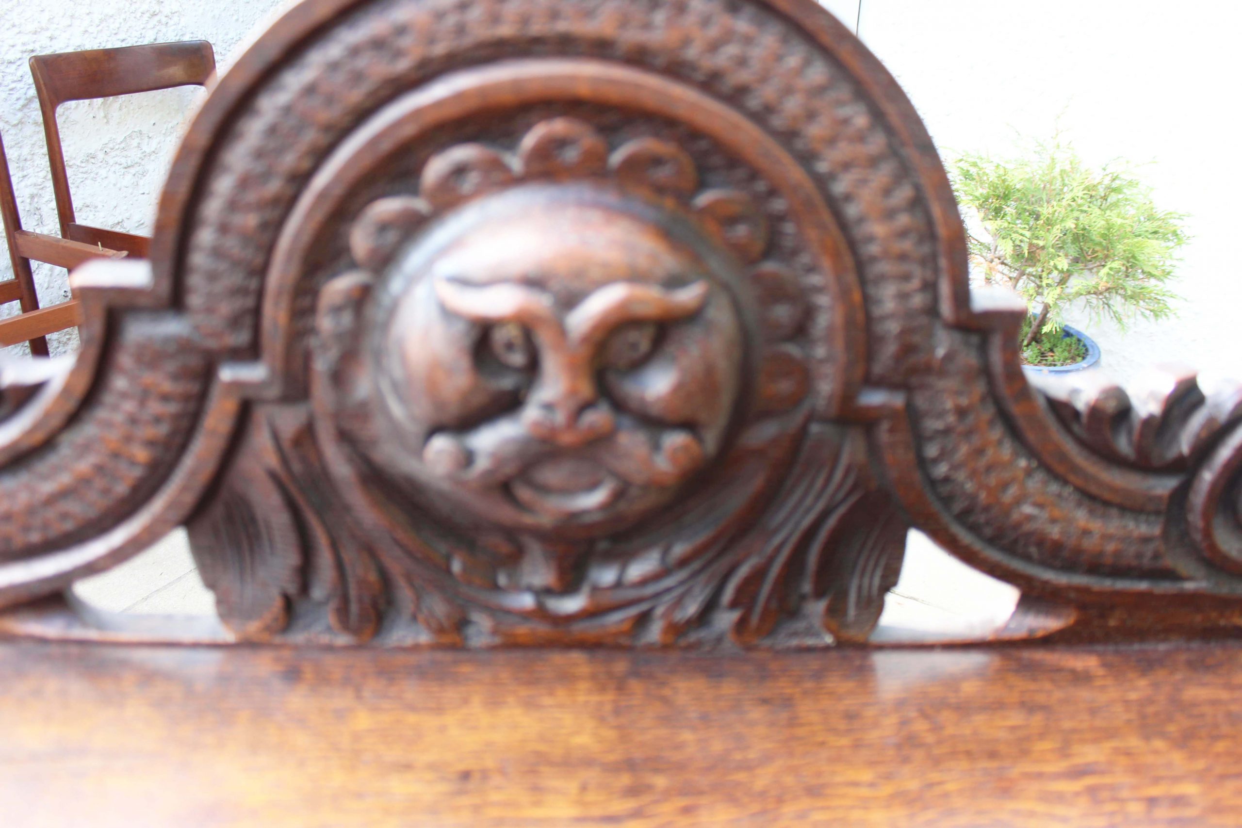 late 19th century Oak Jacobean revival table