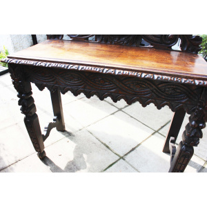 late 19th century Oak Jacobean revival table