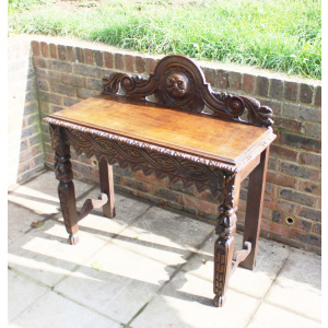 late 19th century Oak Jacobean revival table