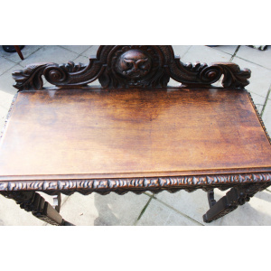 late 19th century Oak Jacobean revival table