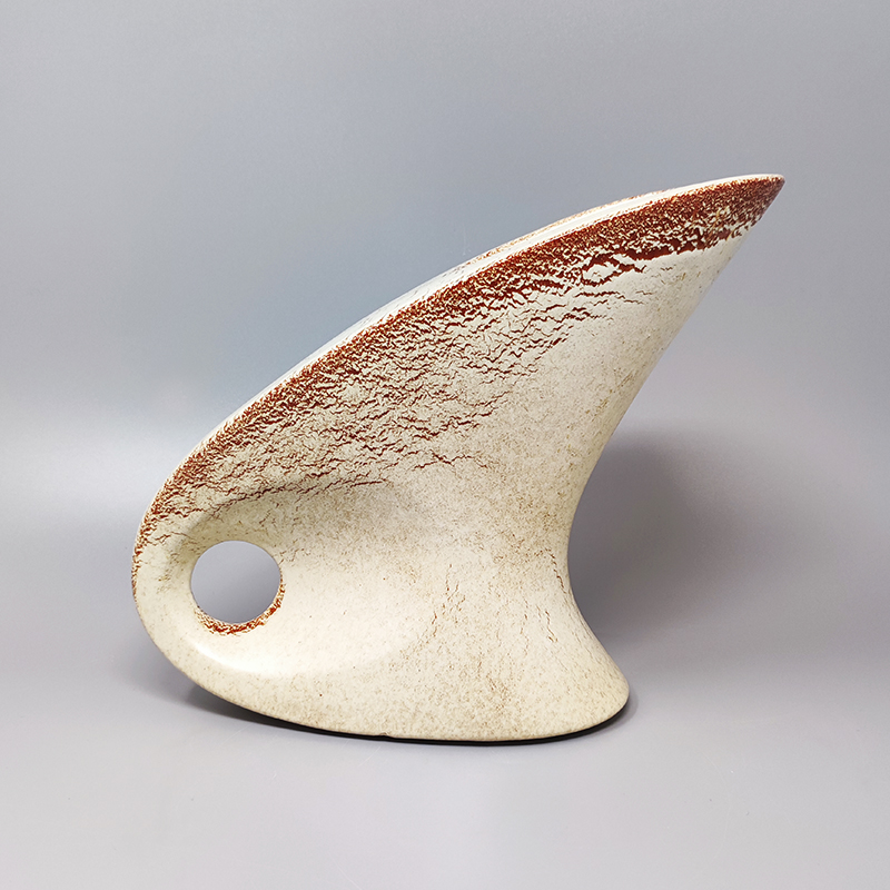 1960s Vase by Bertoncello in Ceramic. Made in Italy