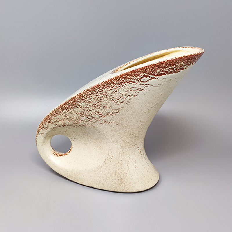 1960s Vase by Bertoncello in Ceramic. Made in Italy