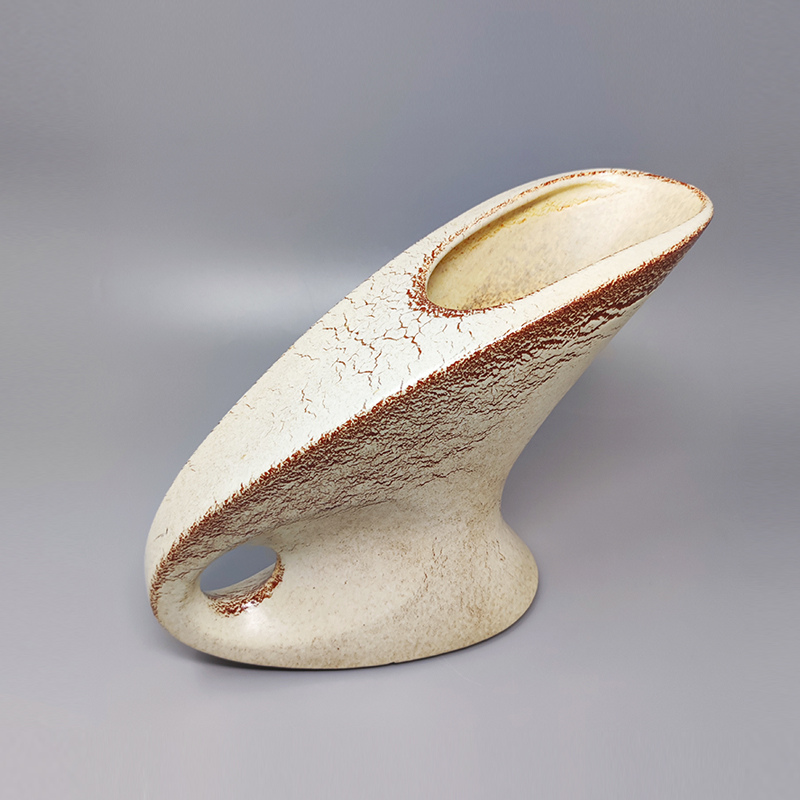 1960s Vase by Bertoncello in Ceramic. Made in Italy