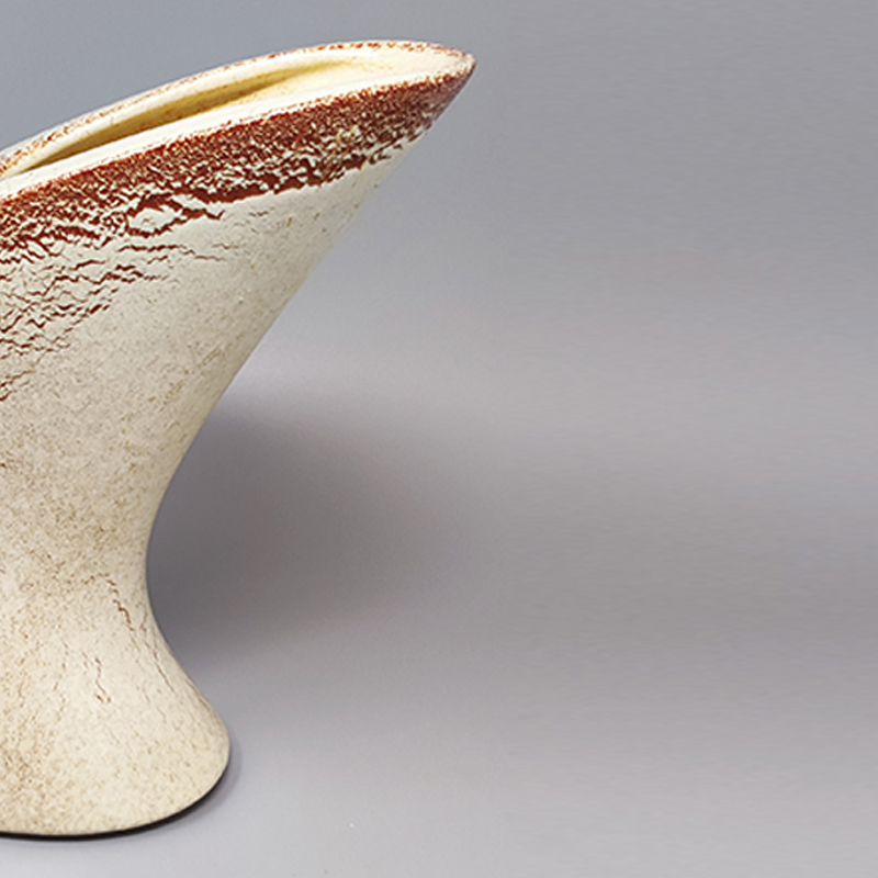 1960s Vase by Bertoncello in Ceramic. Made in Italy