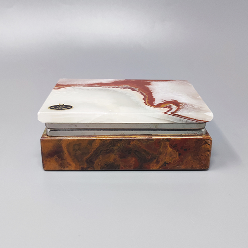 1960s Gorgeous Box in Onyx. Made in Italy