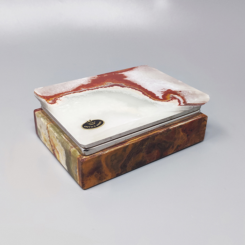 1960s Gorgeous Box in Onyx. Made in Italy