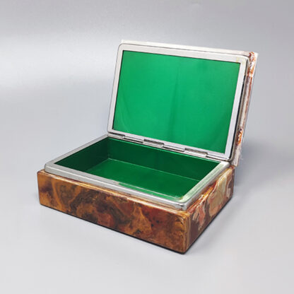 1960s Gorgeous Box in Onyx. Made in Italy - Image 7