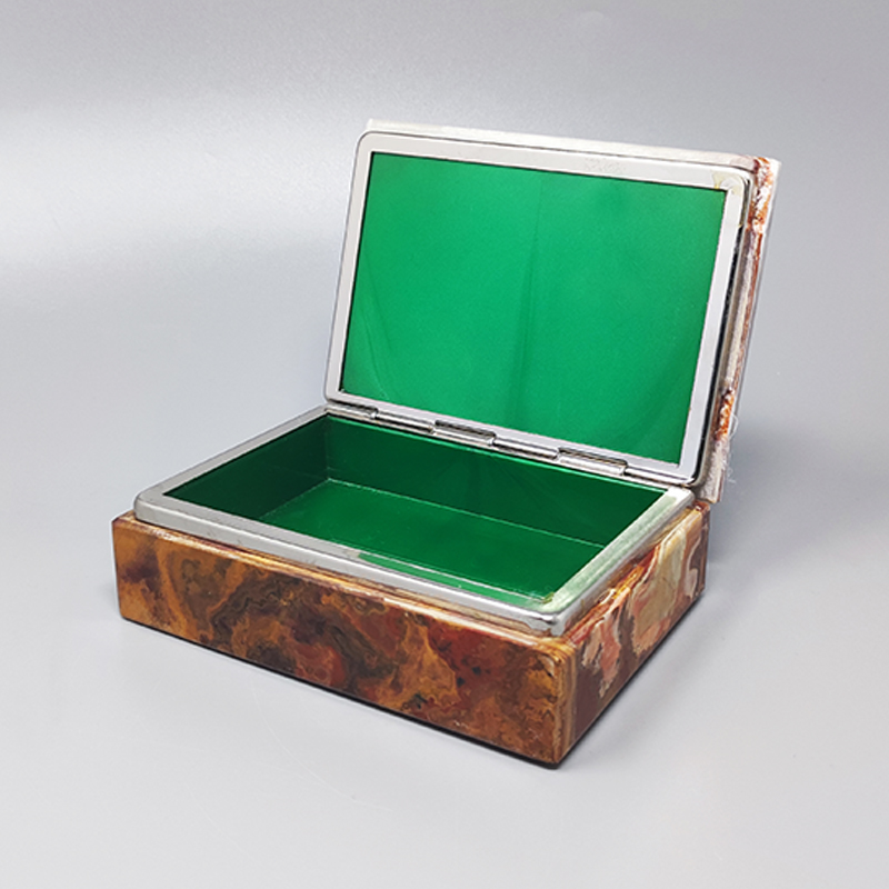1960s Gorgeous Box in Onyx. Made in Italy