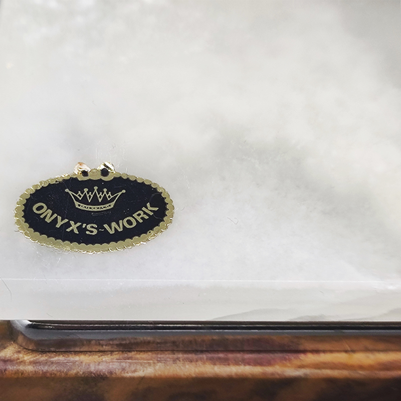 1960s Gorgeous Box in Onyx. Made in Italy