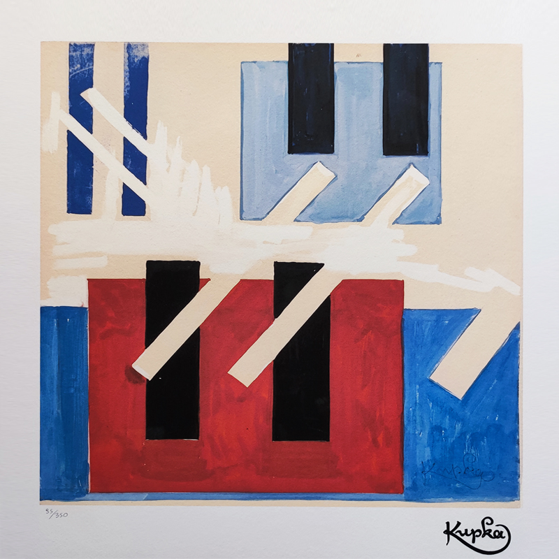 1970s Original František Kupka Limited Edition Lithograph
