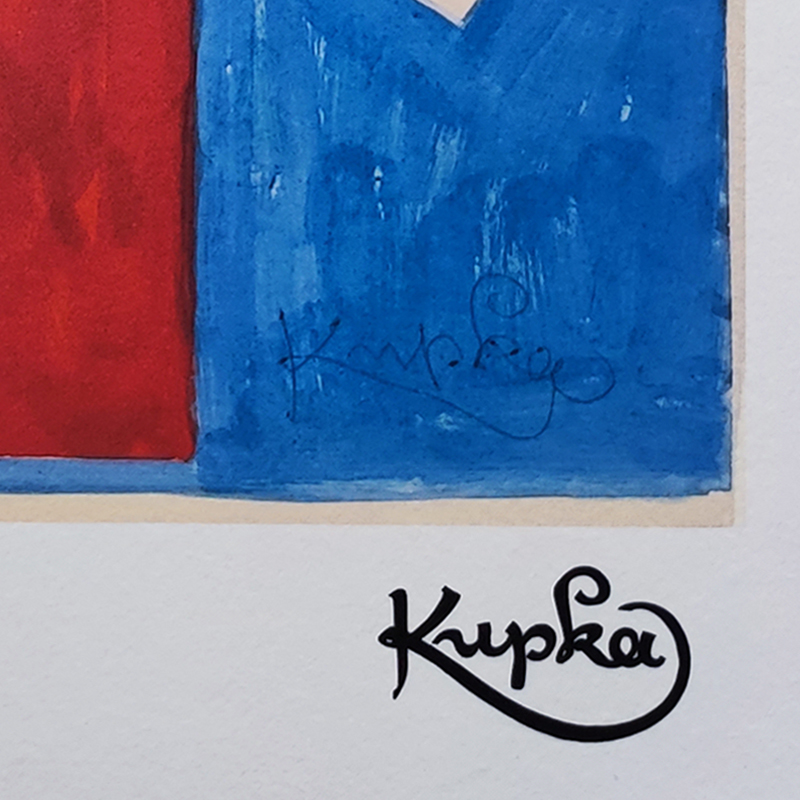 1970s Original František Kupka Limited Edition Lithograph
