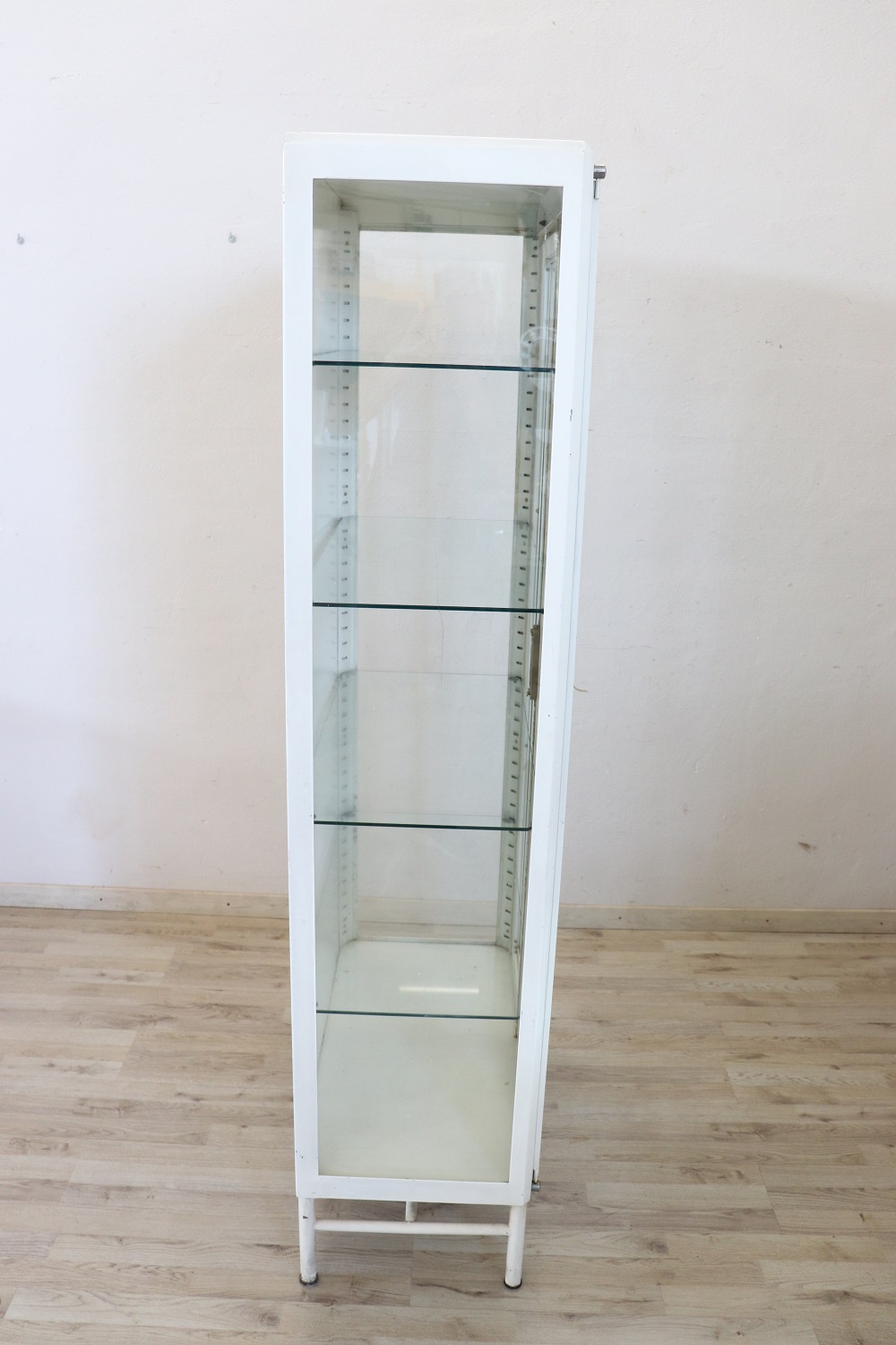 Industrial Medicine Vitrine in Metal, 1960s
