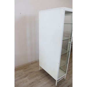Industrial Medicine Vitrine in Metal, 1960s