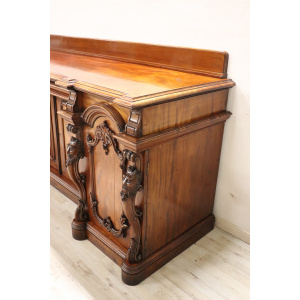 Carved Wood Sideboard, Early 20th Century