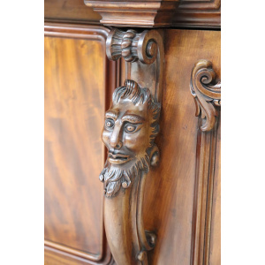 Carved Wood Sideboard, Early 20th Century