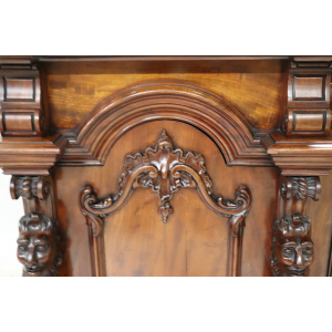 Carved Wood Sideboard, Early 20th Century
