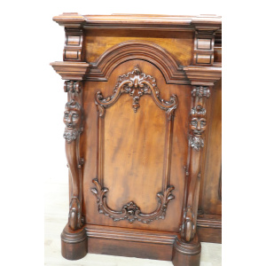Carved Wood Sideboard, Early 20th Century