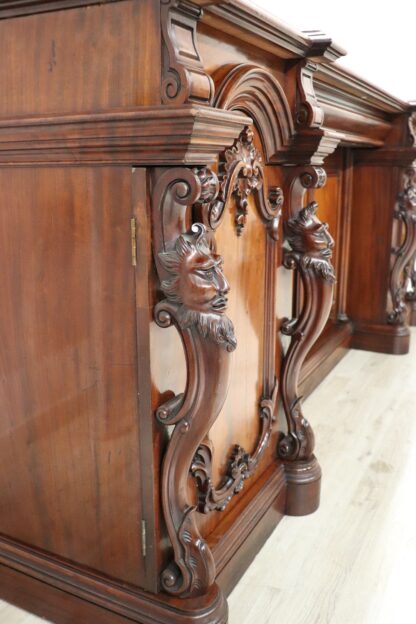 Carved Wood Sideboard, Early 20th Century - Image 11
