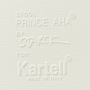 Astonishing Philippe Starck Stools "Prince Aha" produced in 1996 (not a replica)