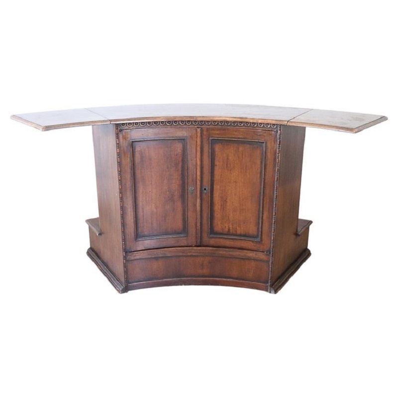 Cabinet Bar Counter in Walnut