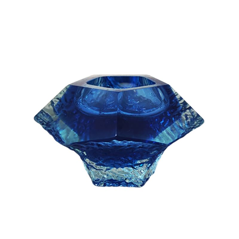 1960s Blue Ashtray or Vide Poche By Flavio Poli for Seguso