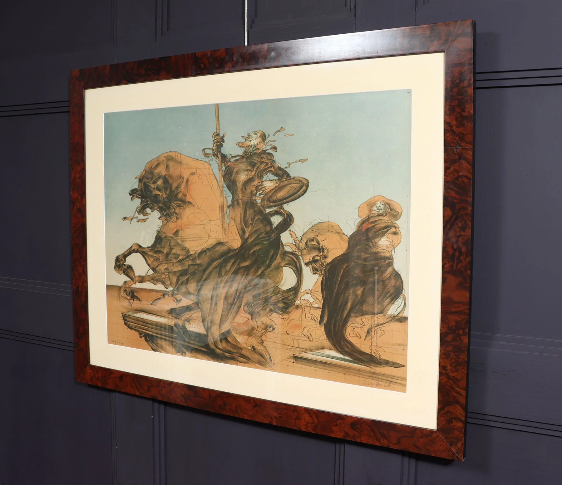 Original Lithograph By Claude Weisbuch 1972