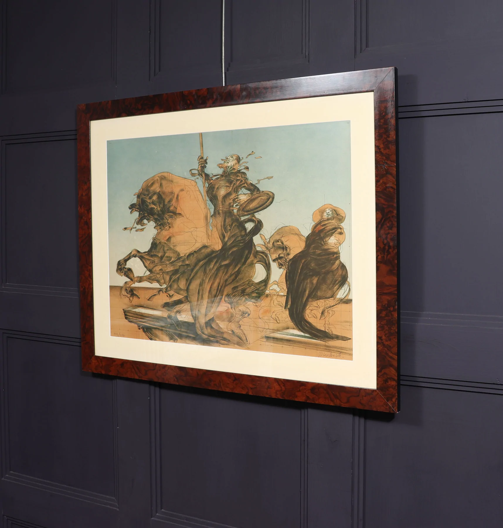 Original Lithograph By Claude Weisbuch 1972