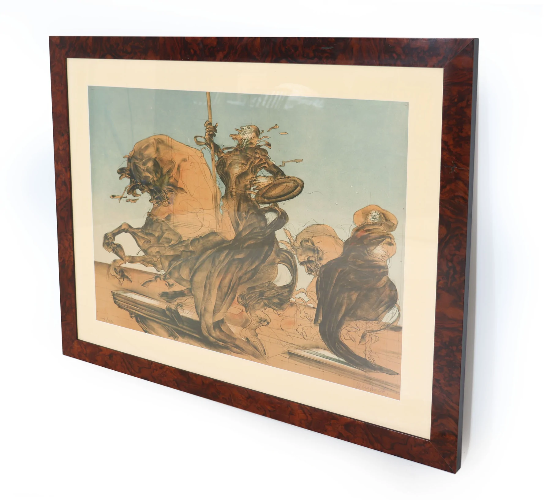 Original Lithograph By Claude Weisbuch 1972