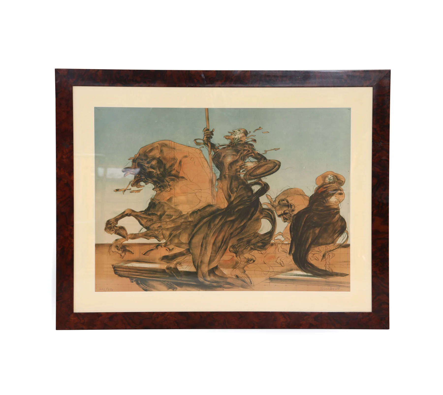 Original Lithograph By Claude Weisbuch 1972