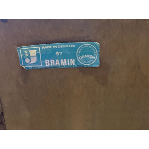 Mid Century Danish Tambour Door Sideboard By Bramin