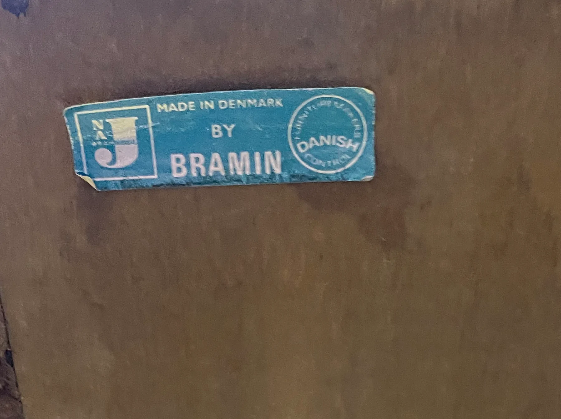 Mid Century Danish Tambour Door Sideboard By Bramin