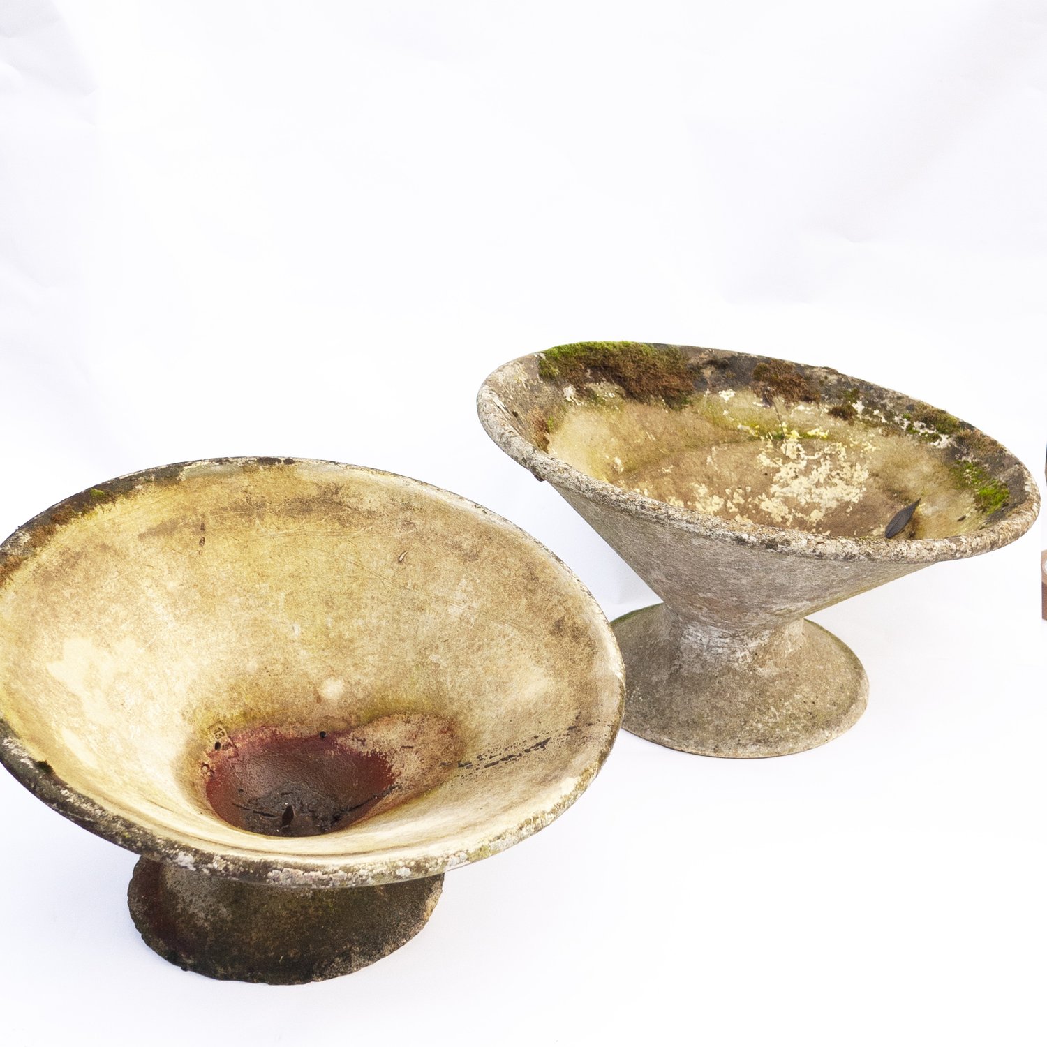 Soucoupes Tilted Garden Planters By Willy Guhl, 1950s, Set Of 2