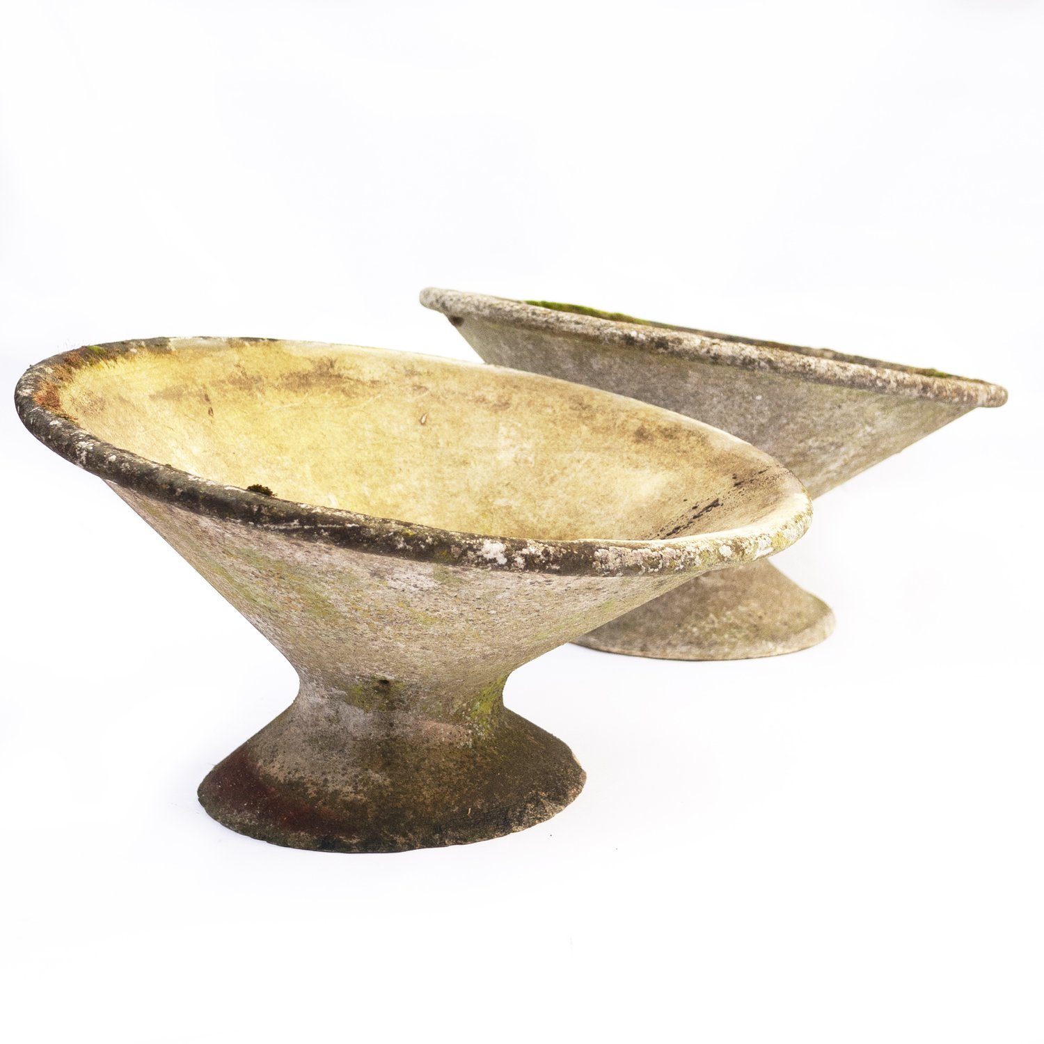 Soucoupes Tilted Garden Planters By Willy Guhl, 1950s, Set Of 2