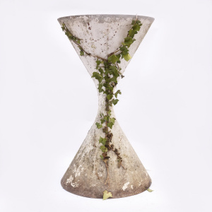 Extra Large Diablo Hourglass Garden Planters By Willy Guhl, 1950s, Set Of 2