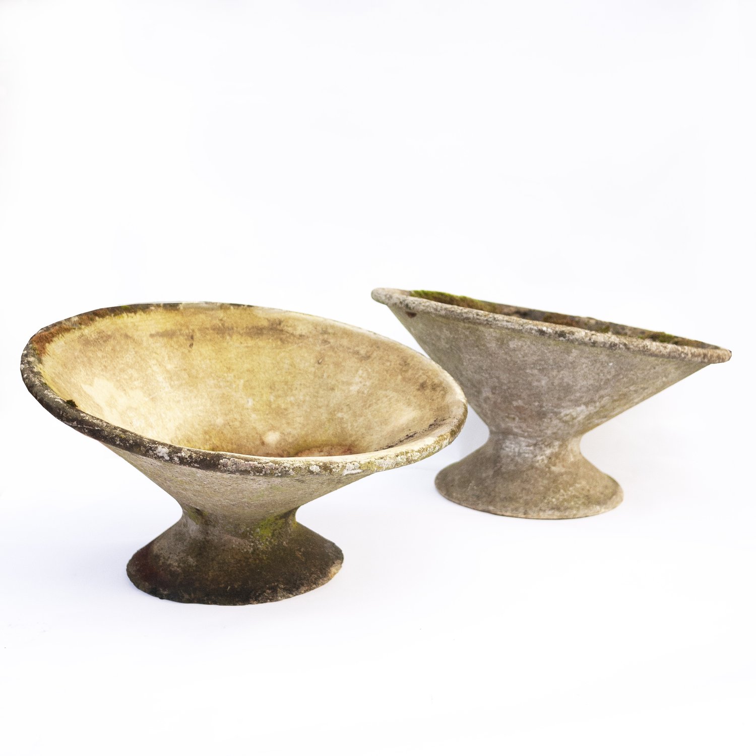 Soucoupes Tilted Garden Planters By Willy Guhl, 1950s, Set Of 2