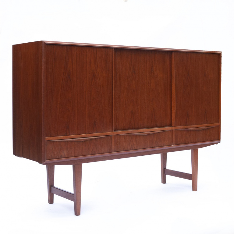 Danish Teak Sideboard By E W Bach For Sejling Skabe, 1960s
