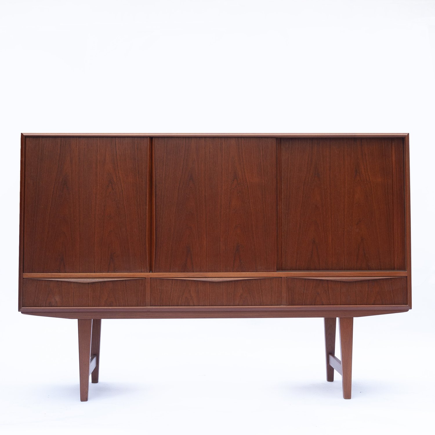 Danish Teak Sideboard By E W Bach For Sejling Skabe, 1960s