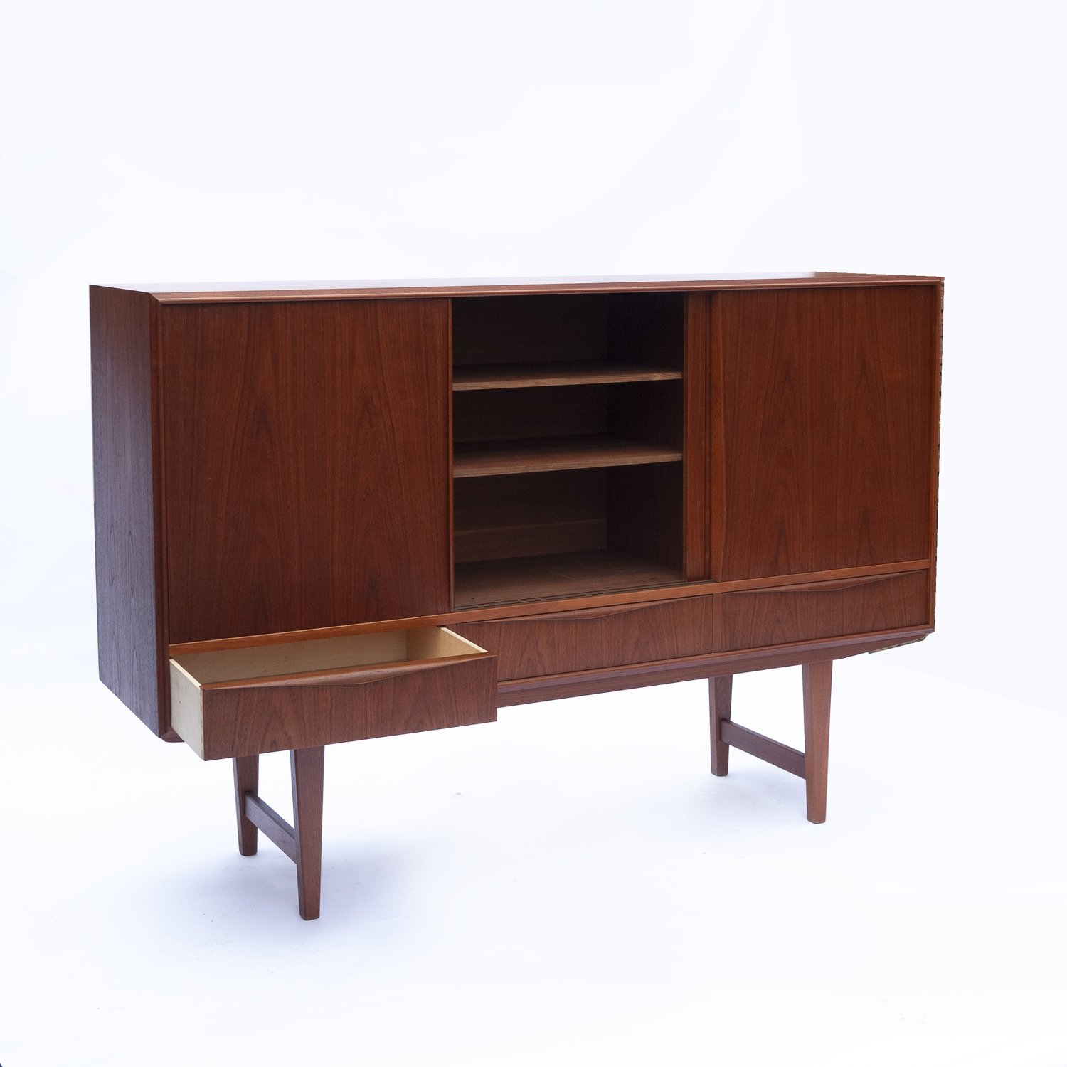 Danish Teak Sideboard By E W Bach For Sejling Skabe, 1960s